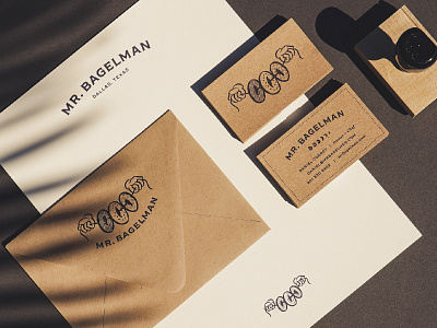 Mr. Bagelman Branded Stationary