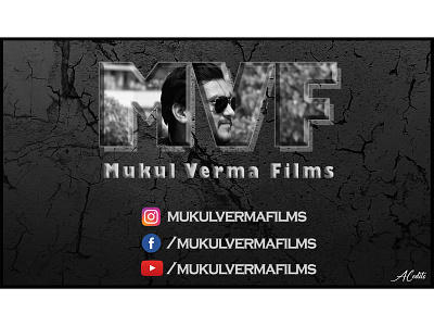 Business Card & Logo - Mukul Verma Films blogger card business card business card design business cards businesscard cards logo logo design logodesign logos photoshop photoshop editing