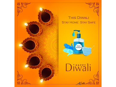 Pandemic Diwali celebration covid covid 19 covid19 diwali diya diyas festical gloves masks pandemic pandemic diwali pandemic festival sanitizer vector vector art vector artwork