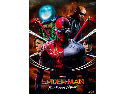 Spiderman Poster - Revamped marvel marvel comics marvel studios marvelcomics movie poster movie poster design movie posters movies photoshop photoshop editing poster poster a day poster art poster design posters spiderman poster