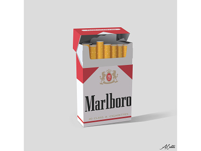 Vector Art - Malboro Cigarette adobe illustrator cigarette cigarette packaging cigarettes illustraion illustration illustration art illustrations illustrator pakaging vector vector art vector design vector illustration vector object vectorart vectors