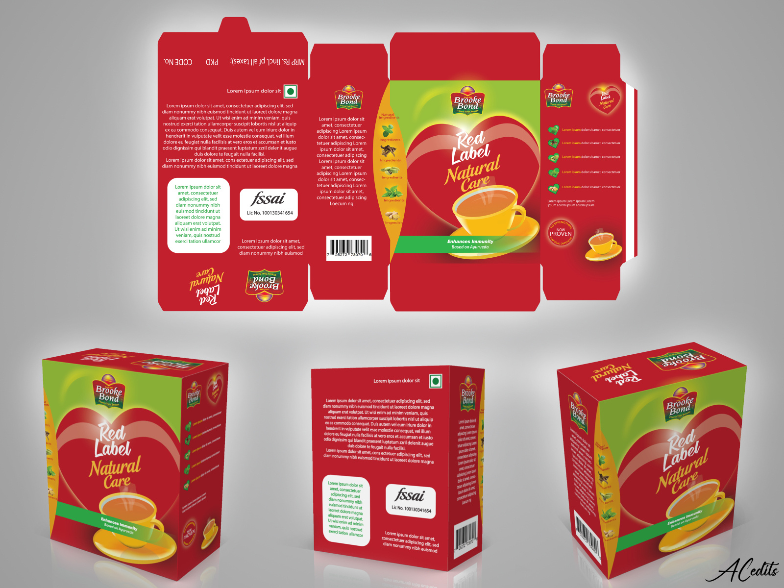 Packaging Design - Red Label by Arun Choudhary on Dribbble