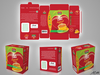 Packaging Design - Red Label 3d design 3d package 3d packaging brand design brand packaging illustration illustrator package design package designing package making packaging packaging concept packaging design