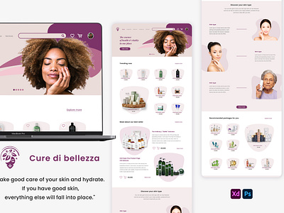 beautycare e-commerce website