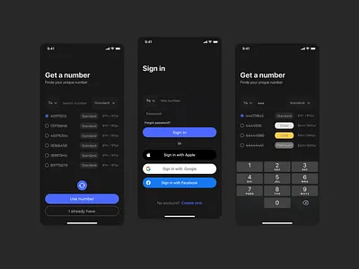 Caller Mobile App app app ui caller figma ios mobile app mobile design nice ui the best app ui ui design