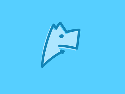 Unused Dog Icon Concept concept dog logo