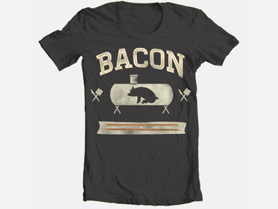 Bacon Bacon bacon pig smoker tee