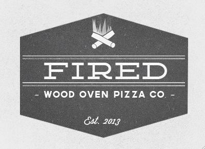 Pizza Logo crest logo type