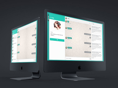 Whatsapp like inter-operable chat app design chat app graphic design illustration ui ux