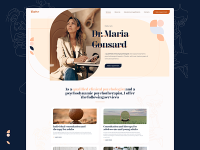 Landing Page Website Design for a psychological.