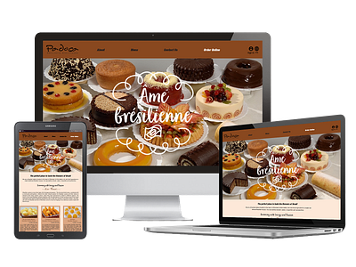 WebPage Redesign - Padoca Pâtisserie bakery design graphic design patisserie ui ux web design web site redesigned webpage