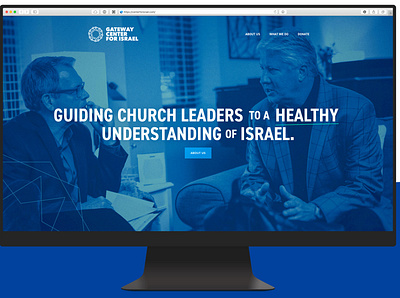 Gateway Center for Israel Website bible christian israel web design
