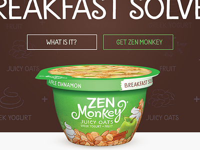 Breakfast Solved cpg landing page