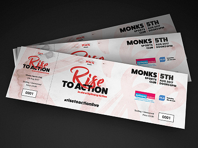 Rise To Action charity design epilepsy tickets