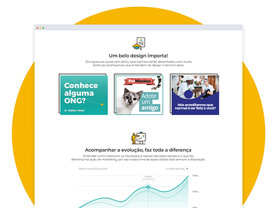 Digital Advertising for NGOs | Calhau Social desktop design icon illustration logo ngo non-profit social app ui uiux uxdesign web site design website
