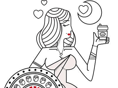 Venus loves coffee