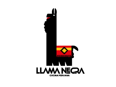 Llama Negra branding food greece illustration llama peruvian cuisine