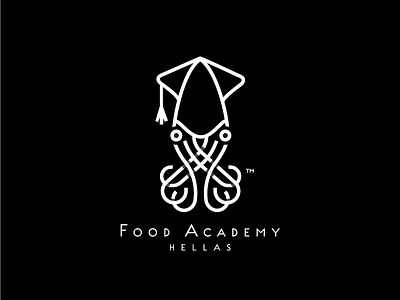 Food Academy Logo branding character design food graphic design greece greek good illustration logo vector