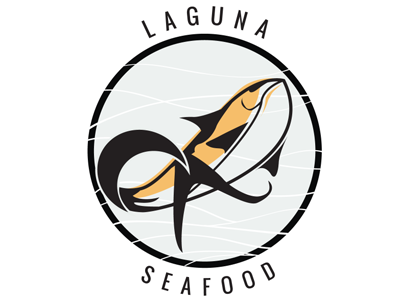 logo design for a seafood restaurant design fish food lagoon laguna logo restaurant sea seafood water