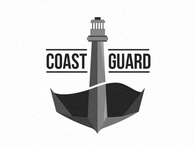 1st round of U.S. Coast Guard logo Redesign circus creative design illustration logo mockup vector