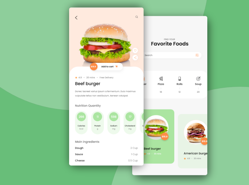 Online Food Ordering App UI UX by vaibhav purohit on Dribbble