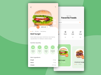 Online Food Ordering App UI UX