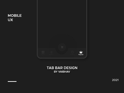 TAB BAR UI/UX