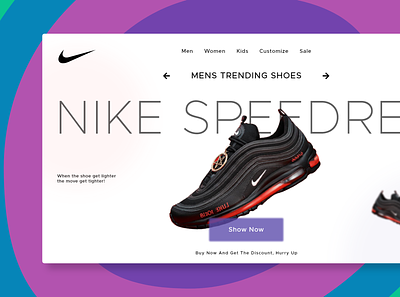 Shoe E-commerce Site Glance