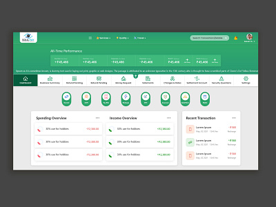 SoulPay Dashboard Option app design graphic design logo ui ux