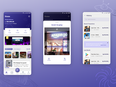 Game Store Mobile UI Design