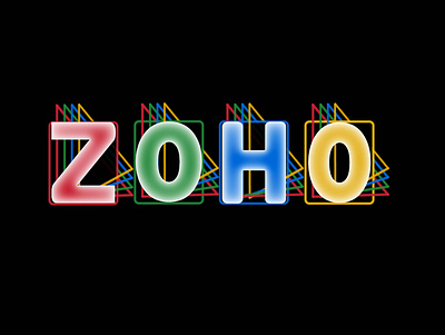 ZOHO logo redesign branding design logo