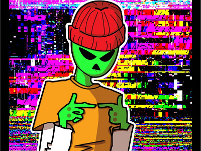 Alien design illustration illustrator