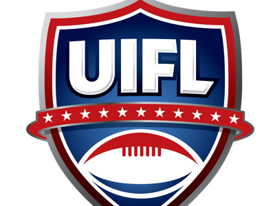 The UIFL football football league indoor football logo shield stars uifl