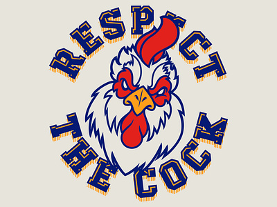 Respect the cock design dtm inc frogbite.nl illustration t shirt design