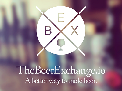 TheBeerExchange.io Logo beer bex branding logo