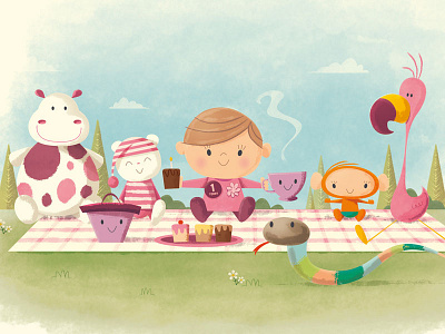 Teddy bear's picnic invitation