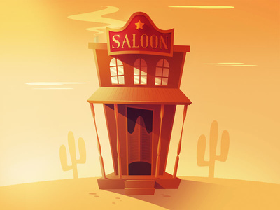 Saloon Illustration