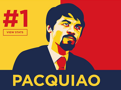 Manny 'Pac-Man' Pacquiao boxing clean flat illustration manny pacquiao mannypacquiao pacman politics portrait sport vector