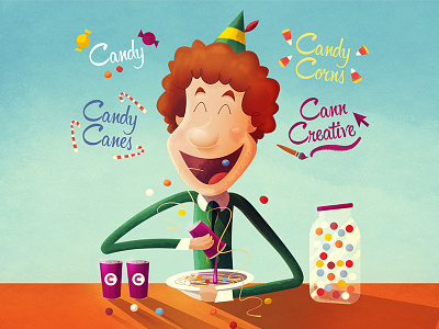 Elf buddy buddy the elf candy cartoon character christmas elf holiday holidays illustration texture