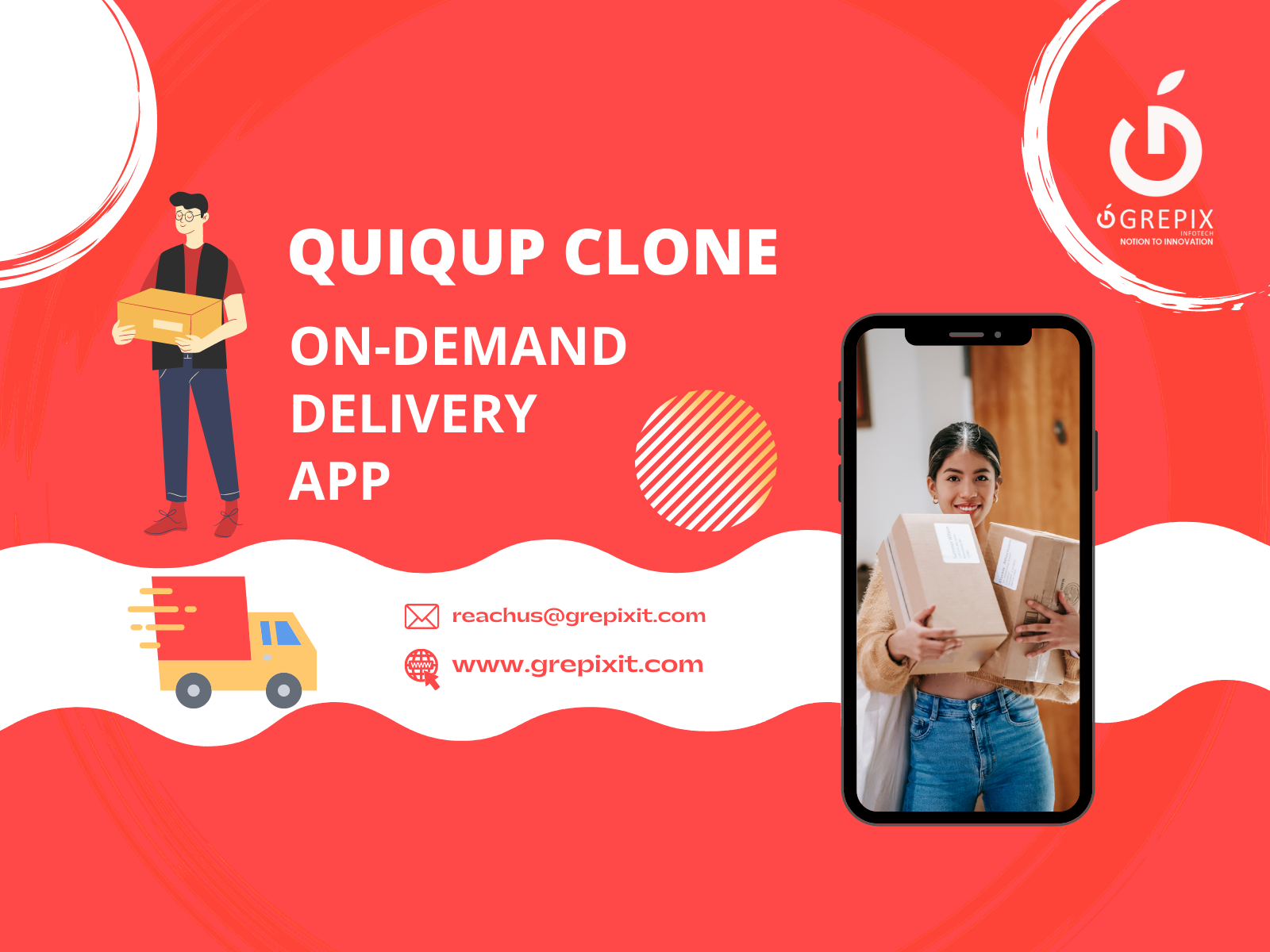 Quiqup Clone on Demand Delivery App by Deepali Jain on Dribbble