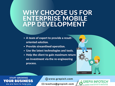 Why Choose Us for Enterprise Mobile App Development android app development company iphoneappdevelopmentcompany mobi mobileappdevelopment ondemandapp softwaredevelopment