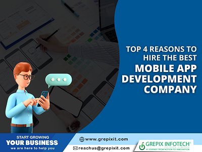 Top 4 Reasons to Hire the Best Mobile App Development Company app app development iphoneappdevelopmentcompany mobile mobile app development mobileappdevelopment ondemandapp softwaredevelopment