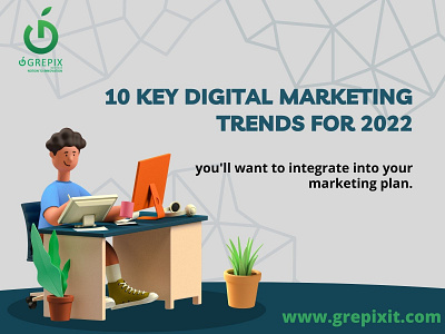 10 Key Digital Marketing Trends in 2022 digitalmarketing digitalmarketingtrends mobileappdevelopment