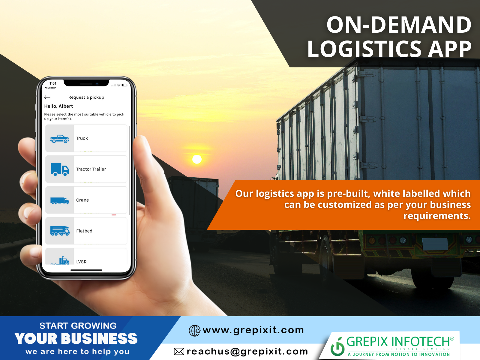Our Logistics App Is PreBuilt by Deepali Jain on Dribbble