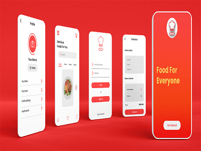 Food App Mobile Ui Design mobile app design mobile ui mobile ui ux ui design