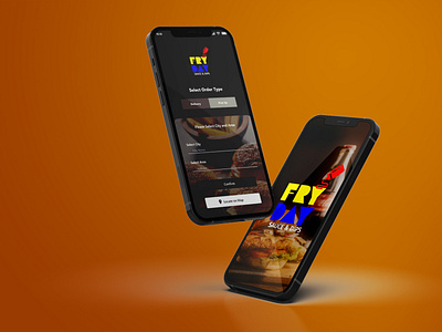 FryDay Food App Design