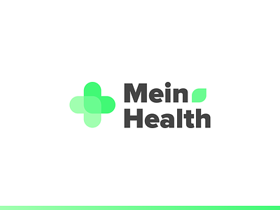 Mein Health logo design artyom branding design graphic design health logo main health mein miller vector zymkaz