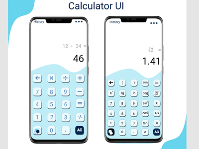Daily UI 004 Calculator UI calculator calculatorui dailyui dailyui004 design dribble figma mobile calculator design ui uiux