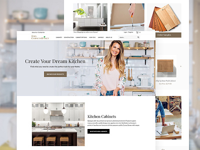 Edel Cabinets Direct ecommerce homepage store volusion