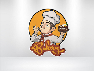 Bakery Logo bakery logo branding cartoon design flat graphic design icon illustration illustrator logo logo design minimal restaurant logo ui vector